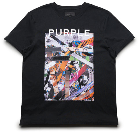 Purple Brand Clean Jersey Tee - Black