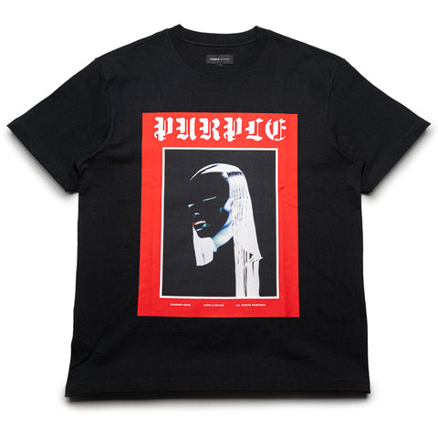 Purple Brand Cover Tee - Black