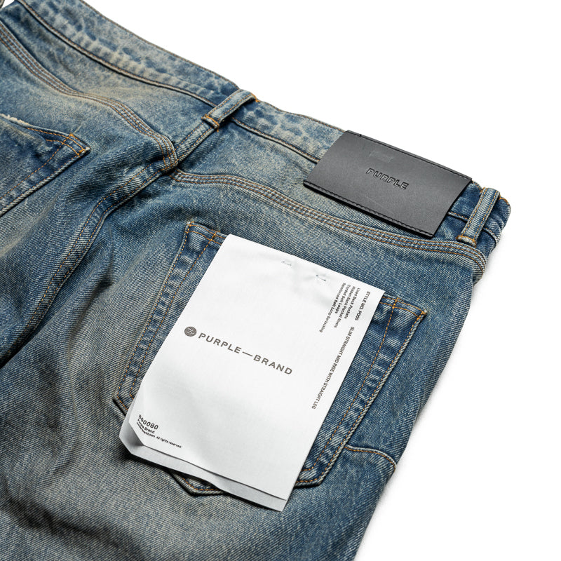 PURPLE BRAND P005 ミッドインディゴ スリムストレート