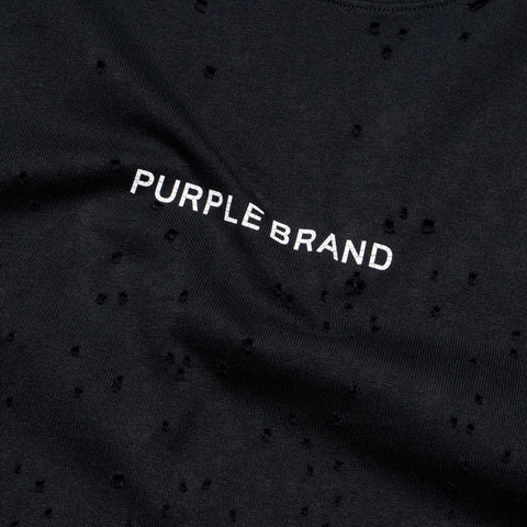 Purple Brand Trademark Tee - Black