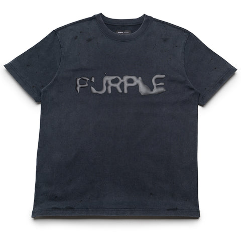 Purple Brand Liquid Wordmark Tee - Black