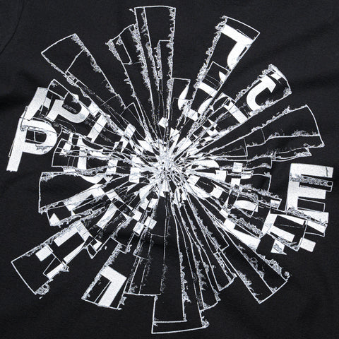 Purple Brand Shattered Tee - Black