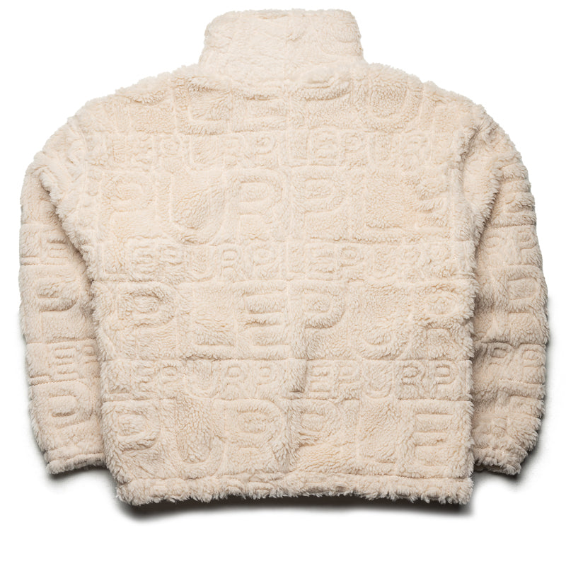 【貴重】Publish Brand Sherpa coat Reynaldo Secret Writing Onyx Sherpa Jacket by Allyson Grey - Threyda