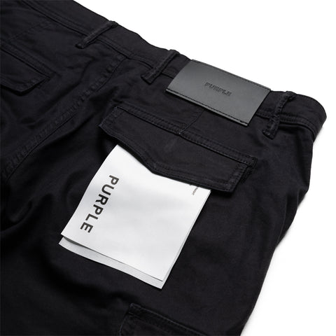 Purple Brand Cotton Cargo Pant - Black