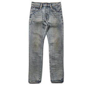 Purple Brand Mid Rise Slim Straight Leg Glow Dirty Jean - Light Indigo