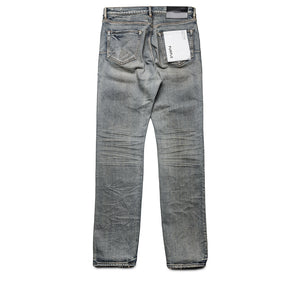 Purple Brand Mid Rise Slim Straight Leg Glow Dirty Jean - Light Indigo