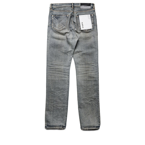 Purple Brand Mid Rise Slim Straight Leg Glow Dirty Jean - Light Indigo