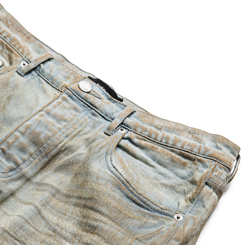 Purple Brand Low Rise Skinny Leg Mud Jean - Tan