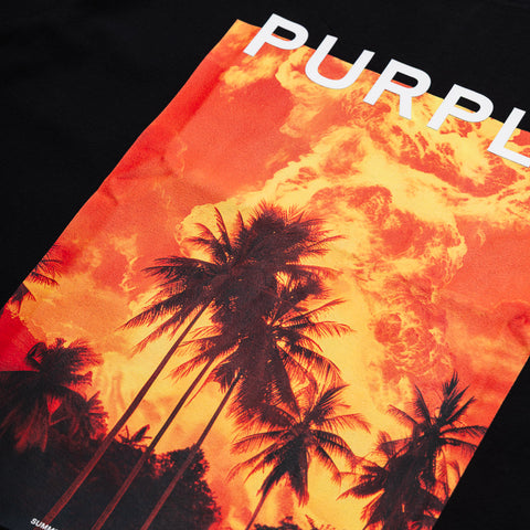Purple Brand Summer Time Tee - Black