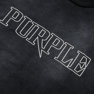 Purple Brand Sharpened Wordmark Tank Top - Black