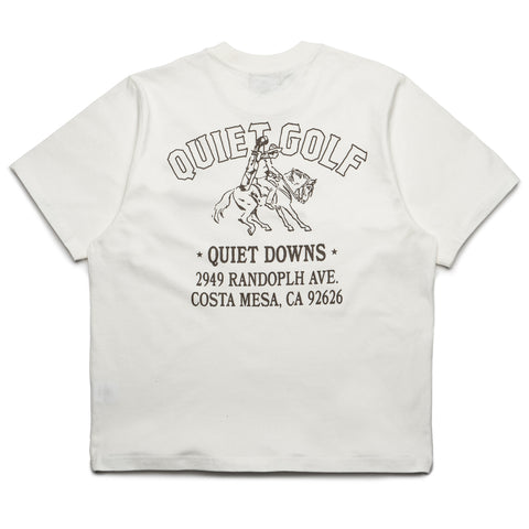 Quiet Golf Ranch Tee - White