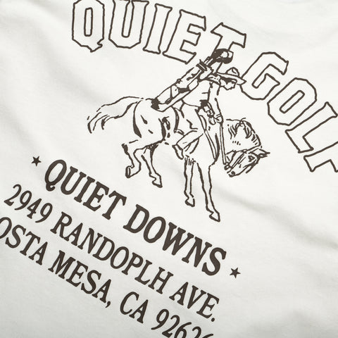 Quiet Golf Ranch Tee - White