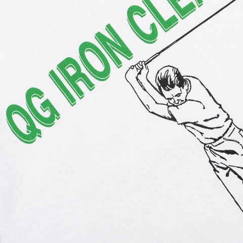 Quiet Golf Cleaners Tee - White