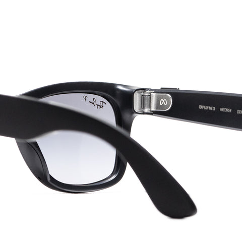 Ray-Ban Meta Wayfarer (Size 53) - Matte Black/Polar Gradient Graphite