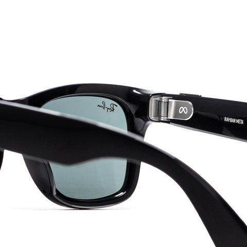 Ray-Ban Meta Wayfarer (Size 50) - Shiny Black/G15 Green