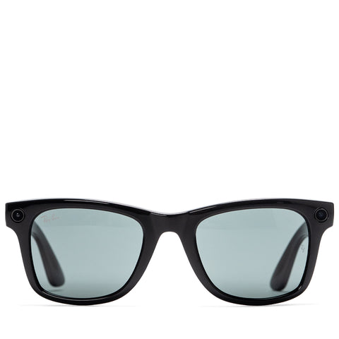 Ray-Ban Meta Wayfarer (Size 53) - Shiny Black/G15 Green