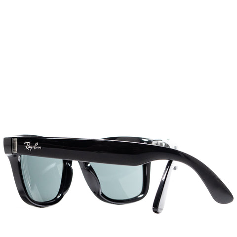 Ray-Ban Meta Wayfarer (Size 53) - Shiny Black/G15 Green