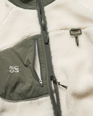 RC Outdoor Supply Sequoia Fleece Jacket - Cream/Moss