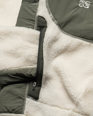 RC Outdoor Supply Sequoia Fleece Jacket - Cream/Moss