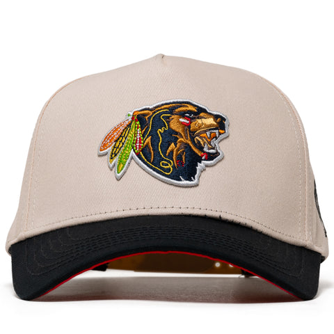 Reference Bearhawks Snapback - Cream/Black