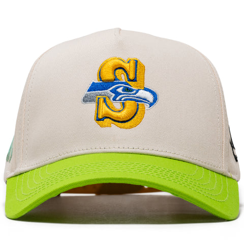 Reference Marihawks Snapback - Cream/Neon
