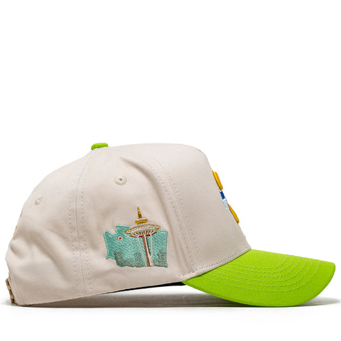 Reference Marihawks Snapback - Cream/Neon