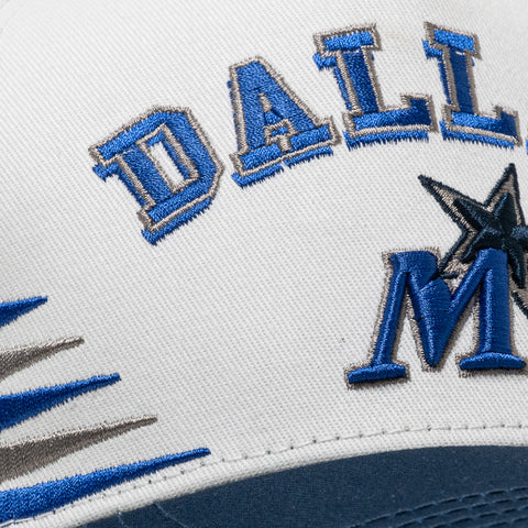 Reference Vintage Dallas Snapback - White/Navy