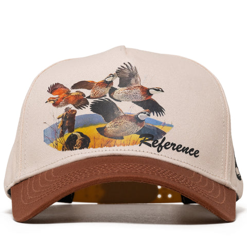 Reference Open Field Hunt Snapback - Cream/Brown