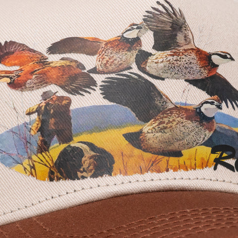 Reference Open Field Hunt Snapback - Cream/Brown