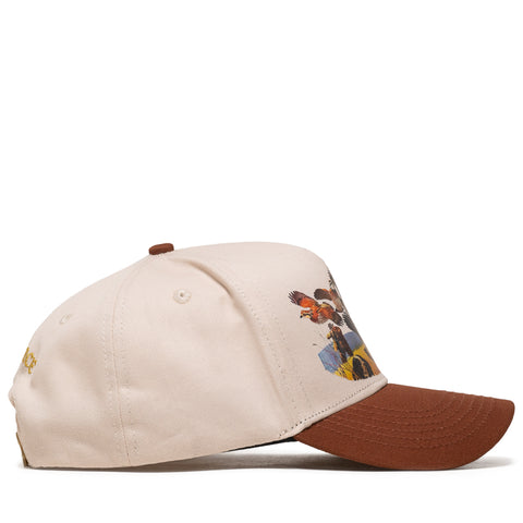 Reference Open Field Hunt Snapback - Cream/Brown