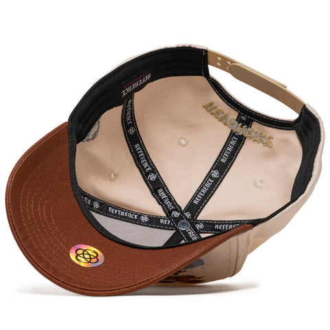 Reference Open Field Hunt Snapback - Cream/Brown