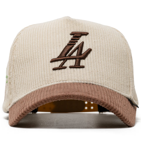 Reference Paradise Corduroy Snapback - Cream/Brown