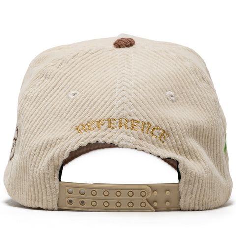 Reference Paradise Corduroy Snapback - Cream/Brown