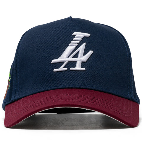 Reference Paradise LA Snapback - Navy/Burgundy