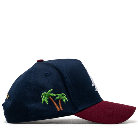 Reference Paradise LA Snapback - Navy/Burgundy