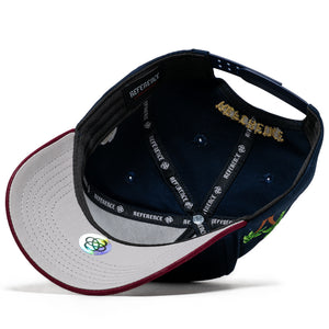 Reference Paradise LA Snapback - Navy/Burgundy