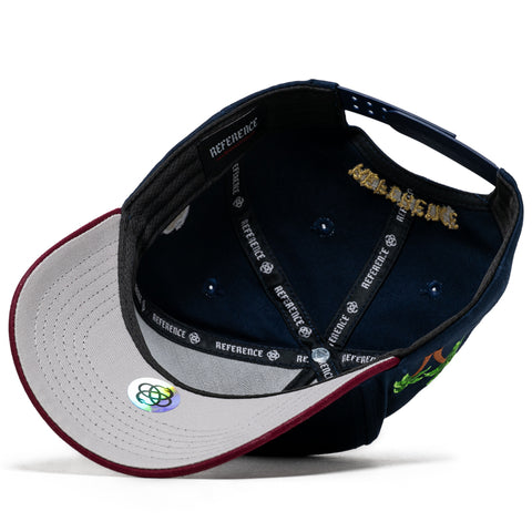 Reference Paradise LA Snapback - Navy/Burgundy