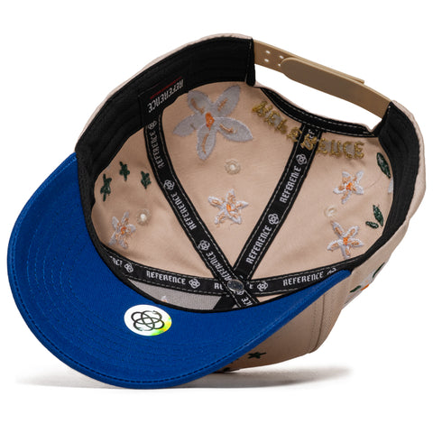 Reference Paradise LA Floral Snapback - Cream/Blue