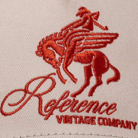 Reference Vintage Pegasus Snapback - Cream/Brown