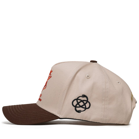 Reference Vintage Pegasus Snapback - Cream/Brown