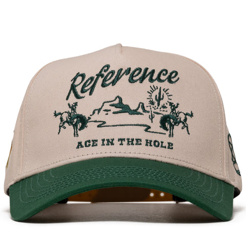 Reference Western Snapback - Cream/Green