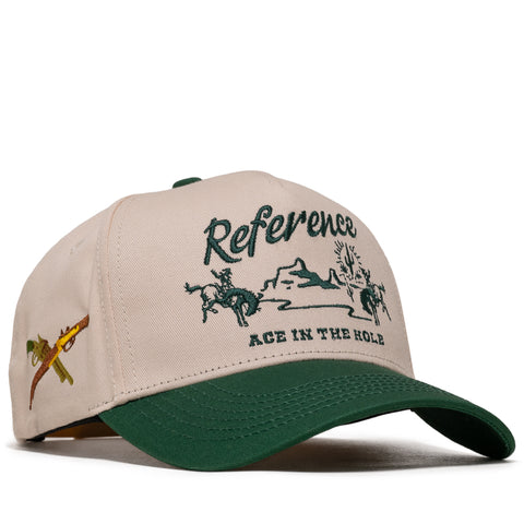 Reference Western Snapback - Cream/Green