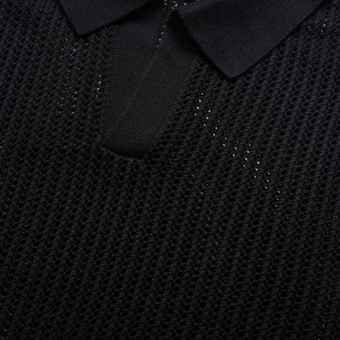 Represent Beverly Knit Polo - Jet Black