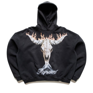 Represent British Cowboys Hoodie - Stained Black