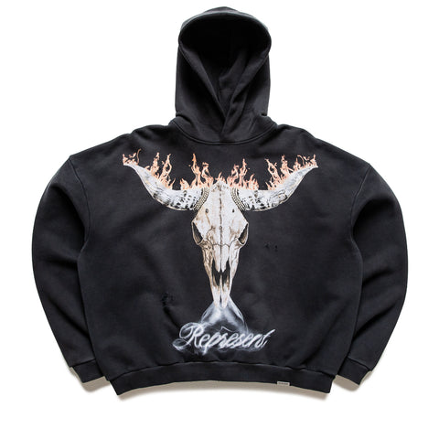 Represent British Cowboys Hoodie - Stained Black