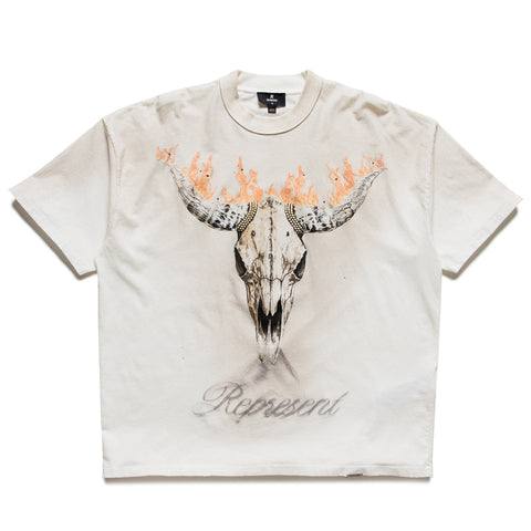 Represent British Cowboys Tee - Washed Ecru