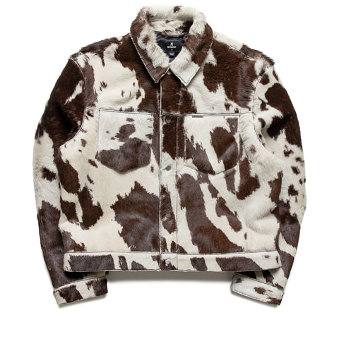 Represent Cow Hide Trucker Jacket - Multi