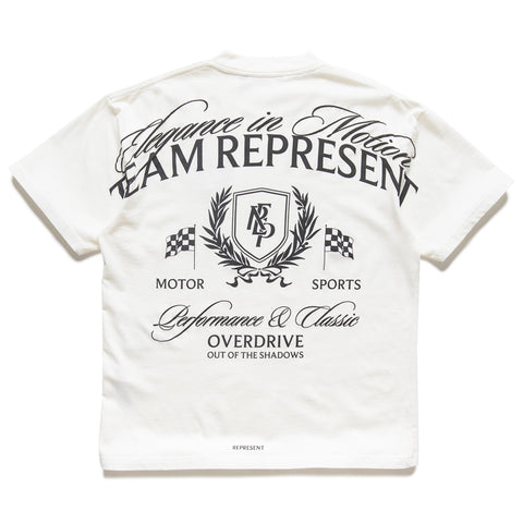 Represent Crest Tee - Flat White