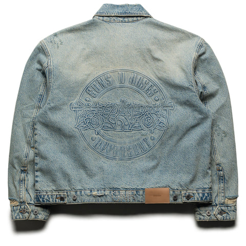 Guns N' Roses x Represent Denim Jacket - Light Vintage Blue