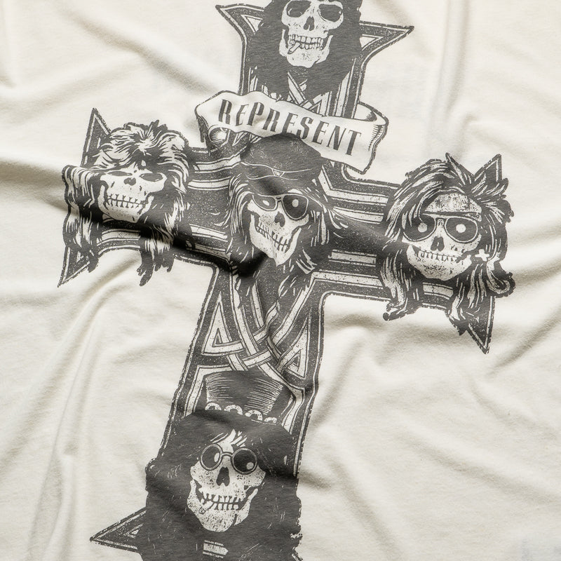 Guns N' Roses クロスデザイン Tシャツ Sneaker Politics